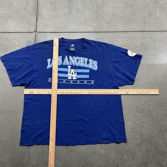 Los Angeles Dodgers Shirt Mens 2XL Blue MLB Baseball T-Shirt Tee Short Sleeve - Picture 2 of 6